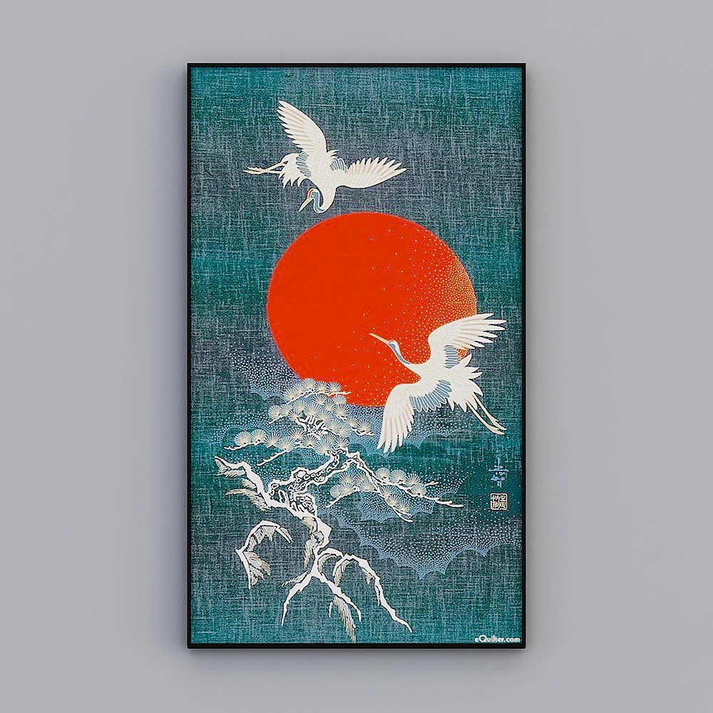 New Chinese decorative painting - flying crane