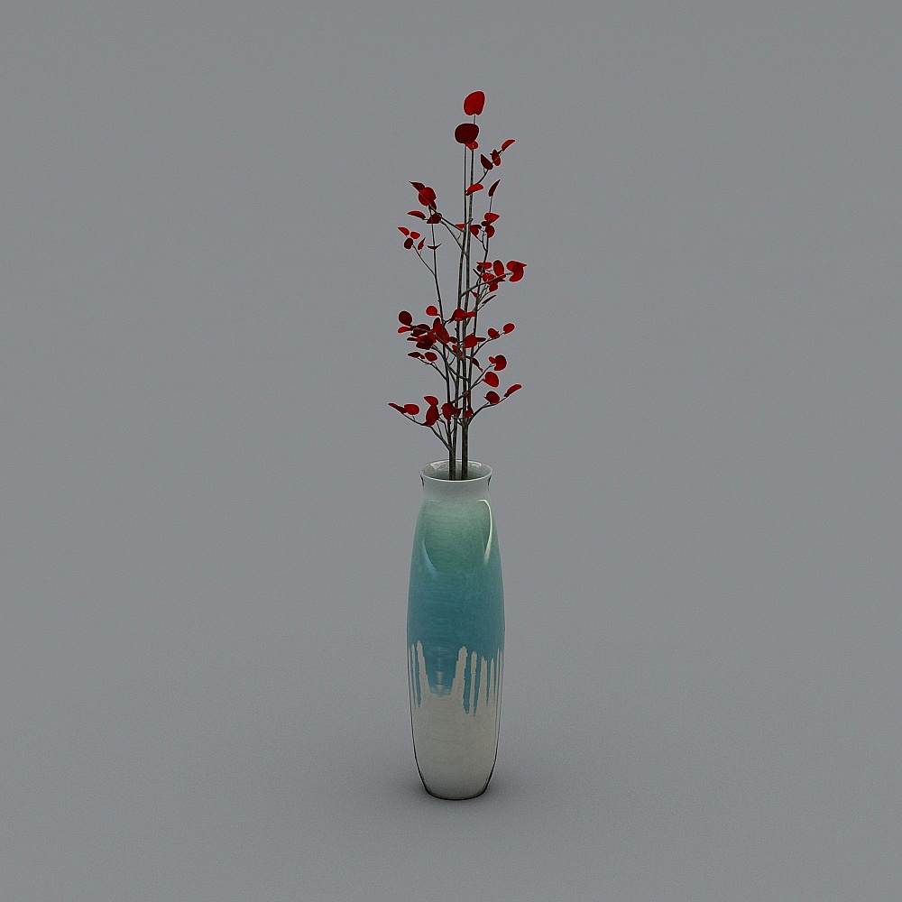 Bình Trung Quốc - một chiếc bình cao gradient