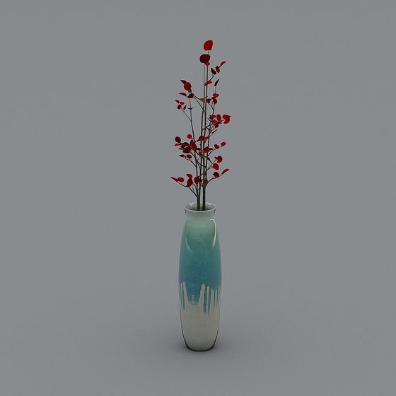 Bình Trung Quốc - một chiếc bình cao gradient