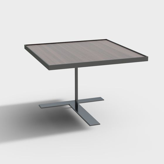 Stylish Coffee Table 3D model for Urban Spaces