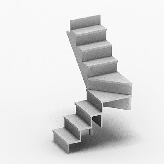 Turn the stairs - turn left