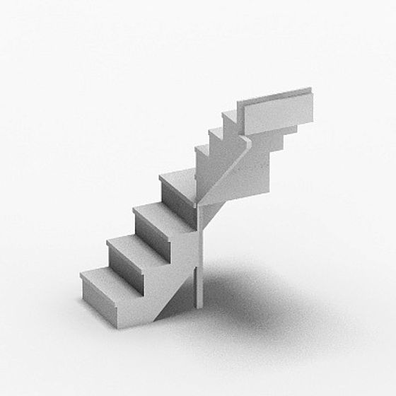 Turning stairs - turn right