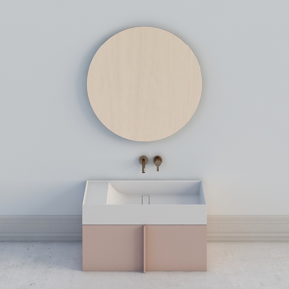 Kabinet westafel washtafle wastafel modern yang disanitasi washtafle