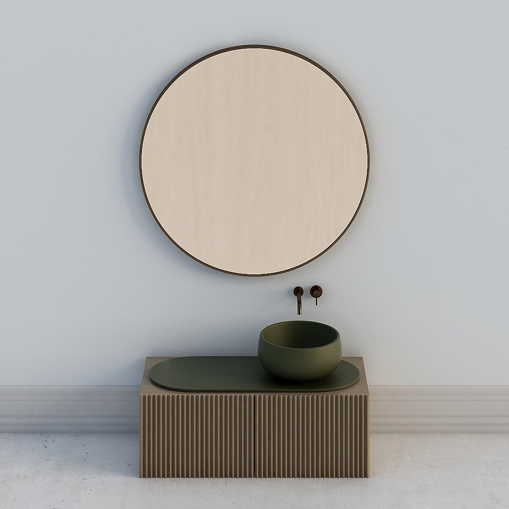 Counter basin cabinet vanity Ceramic wash basin wastafel westafel