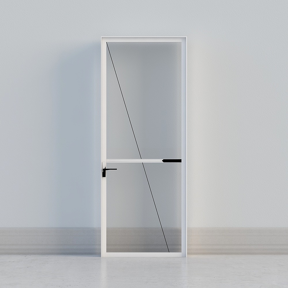 Porte vitrée moderne