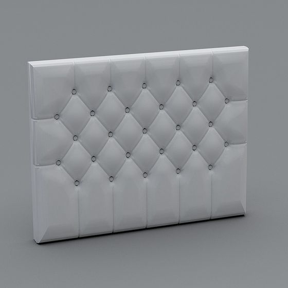 Diamond Tufted Headboard 3D model