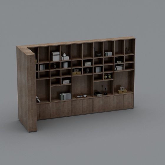 Urban Bookshelf 3D model