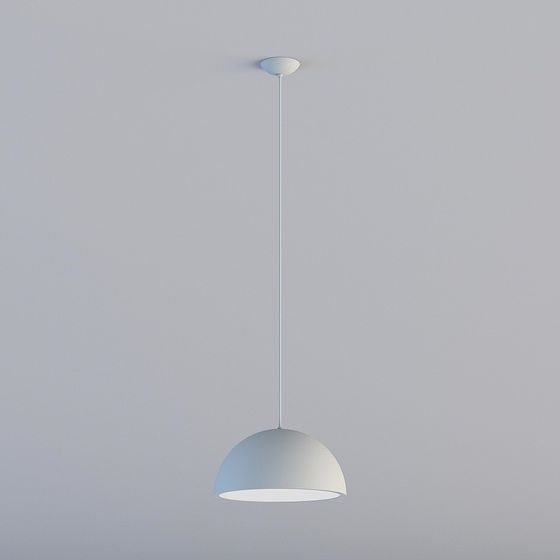 Minimalist Low-Poly Pendant Light 3D model