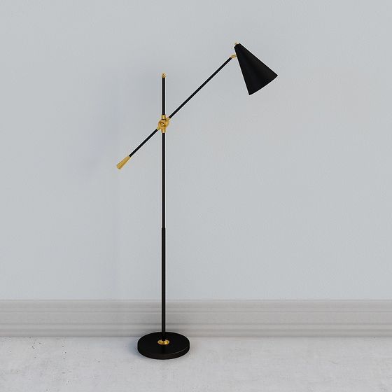 Elegant Low-Poly 3D Model Lamp Design