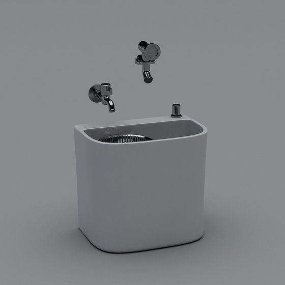 Minimalist Sink Design 3D model