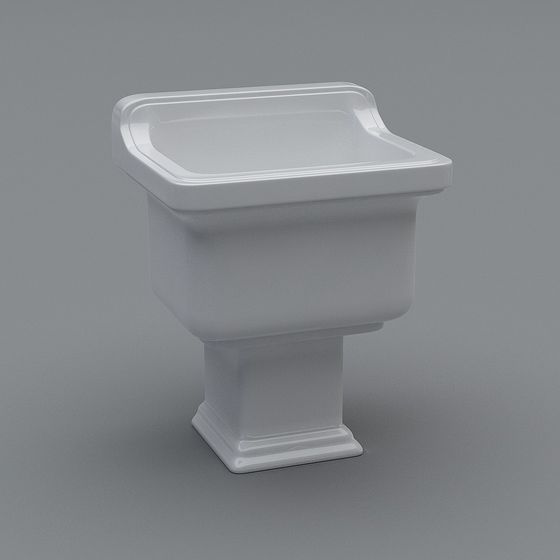 Vintage Style Toilet 3D model for Modern Design