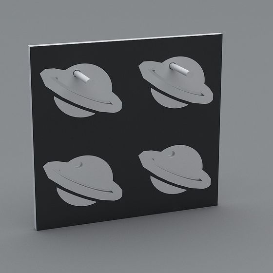 Ringed Planets 3D model for Cosmic Adventures