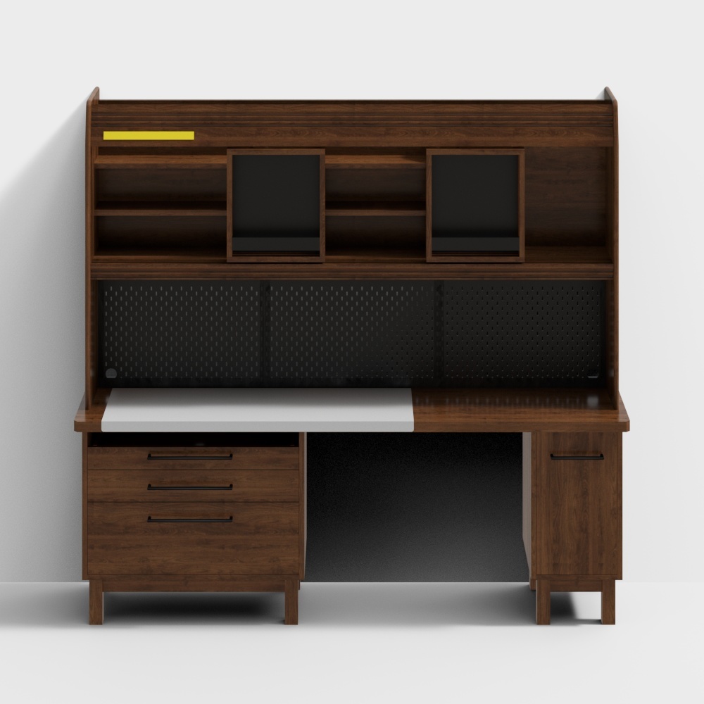 Fanwu Furniture-Garden Side Cupboard-2.1 m Black Walnut