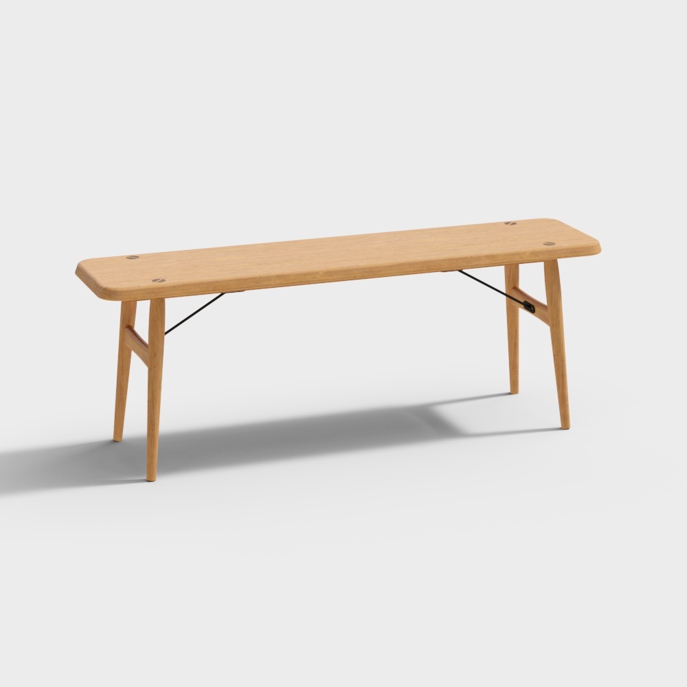 Bench-1.2M Cherry Wood Model