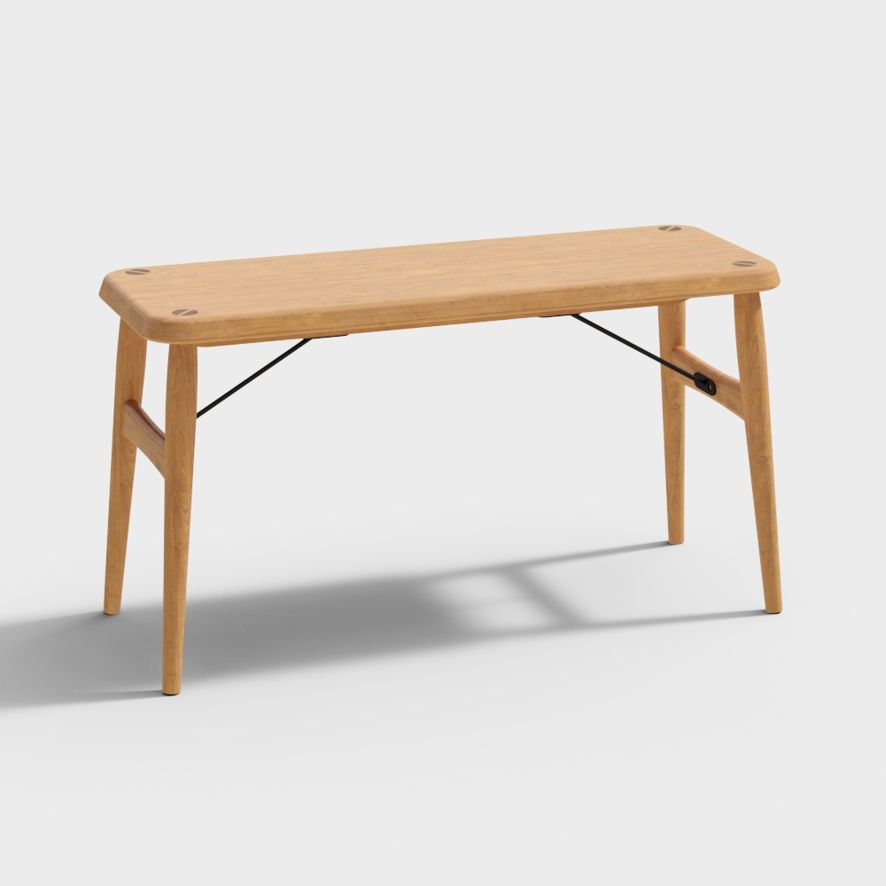 Bench-0.8M Cherry Wood Model