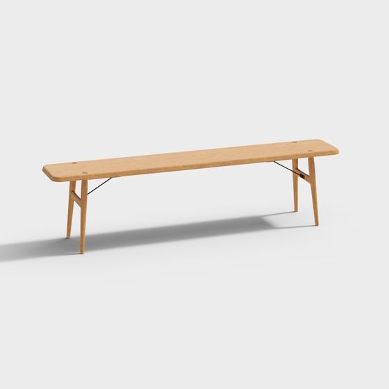 Banc - Modèle en bois de cerisier de 1,7M