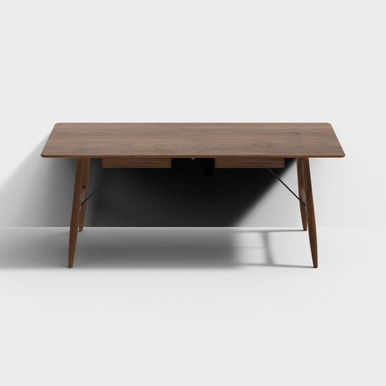Mid-Century Modern Desk 3D model