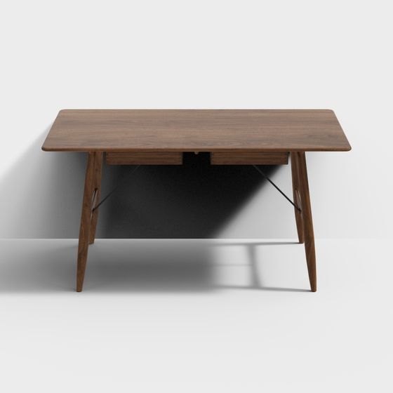 Mid-Century Modern Desk 3D model