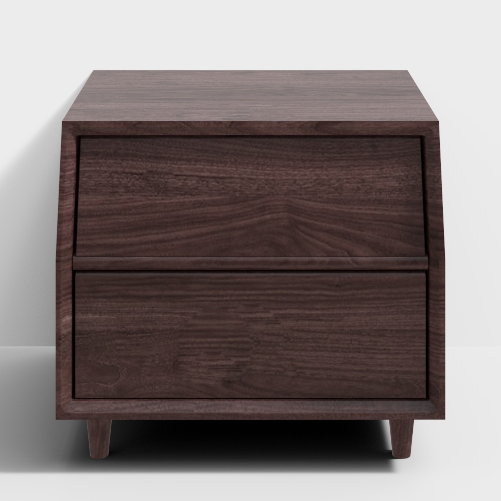 Van House Furniture - Time Machine Head Cabinet - Black Walnut