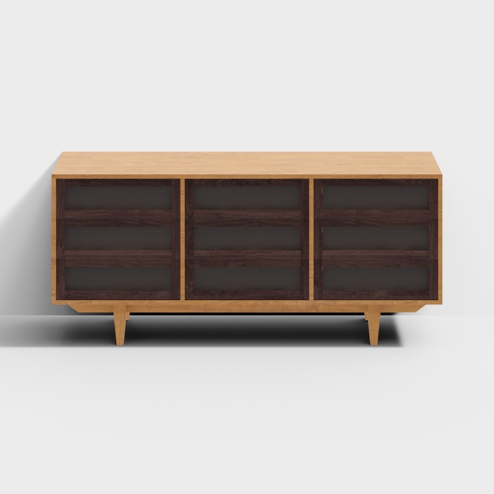 Mid-Century Modern Sideboard 3D model