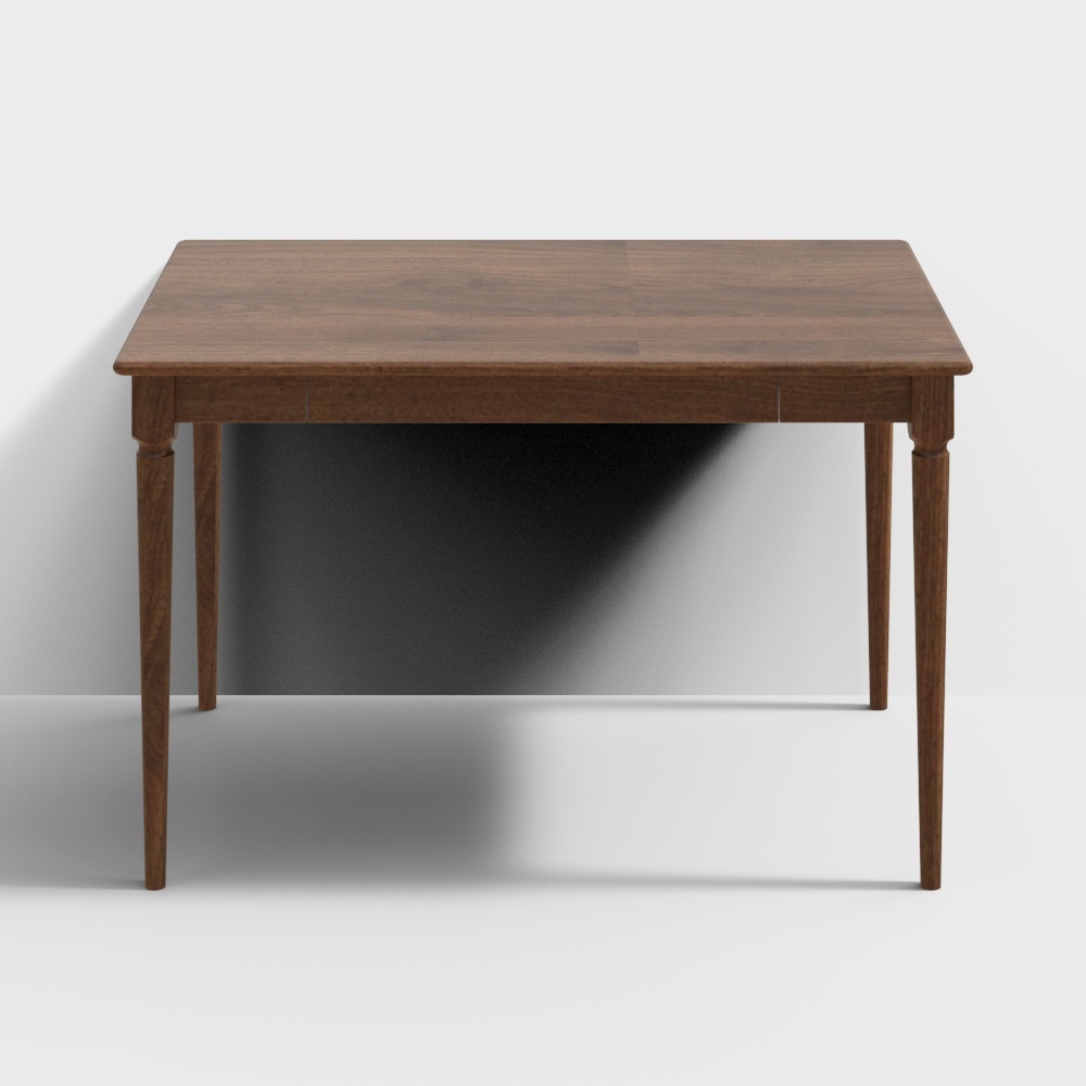 Van House Furniture - Basic Table - 1.2M Black Walnut