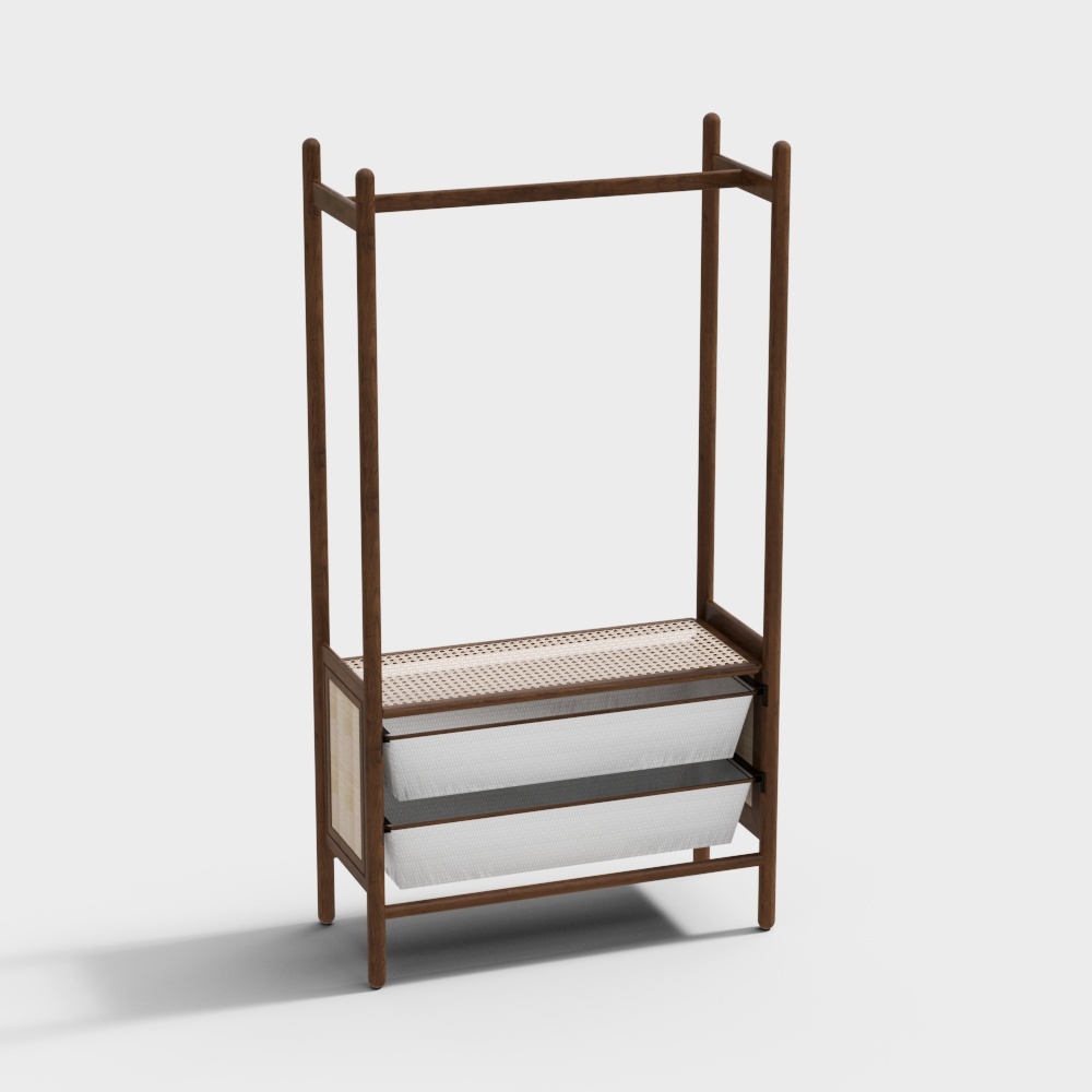 Muebles de casa Van - Colgador completo - Nogal negro 820