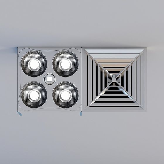 Modern Ceiling Light 3D Model