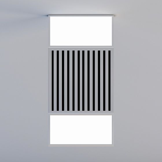 Modern Minimalist Ceiling Vent 3D model