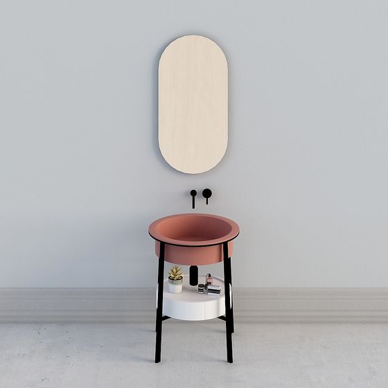 Minimalist Bathroom Sink 3D model