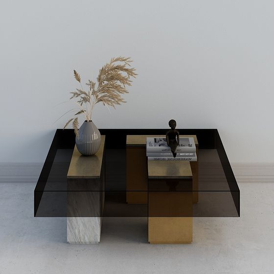 Urban Corner 3D model - Minimalist Elegance