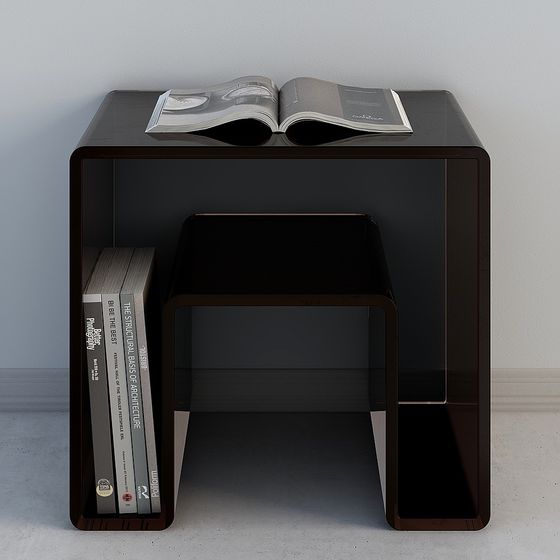 Minimalist Side Table 3D model
