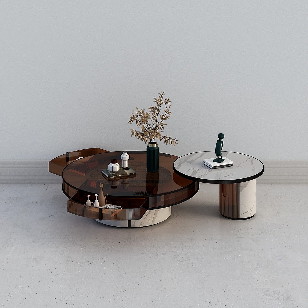 현대적이고 가벼운 럭셔리 커피 테이블