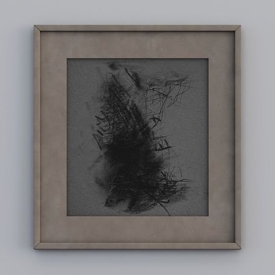 Stylish Abstract Line Art 3D Model for Creative Uses