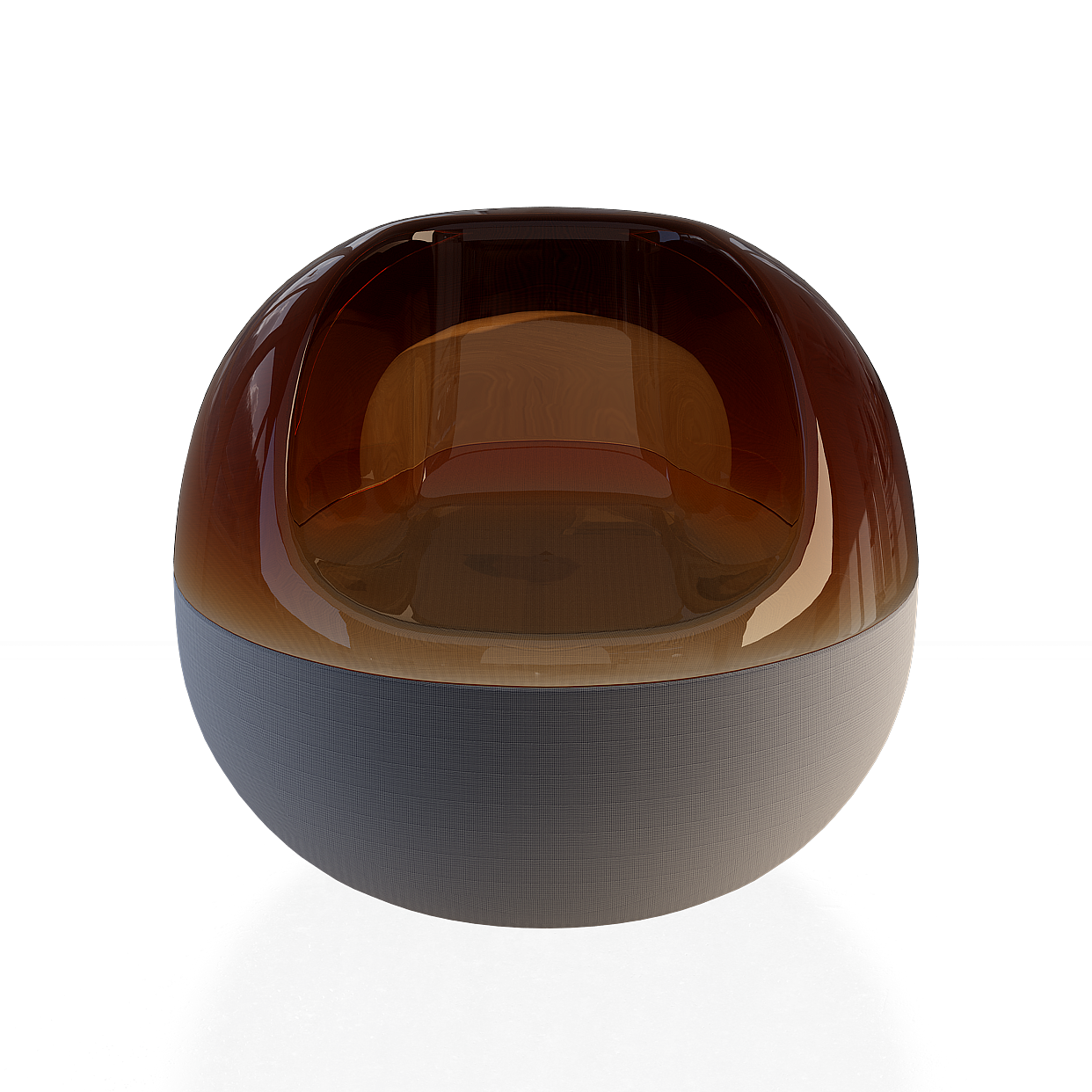 Futuristic Low-Poly Seating 3D Model