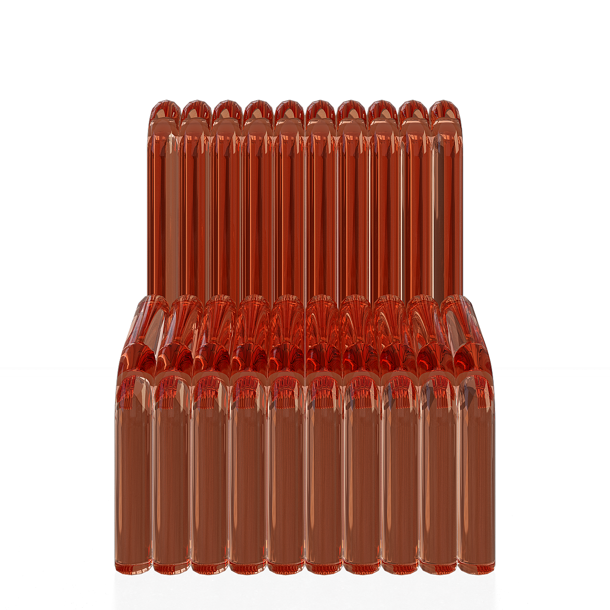 Retro Radiator Low Poly High Detail 3D model