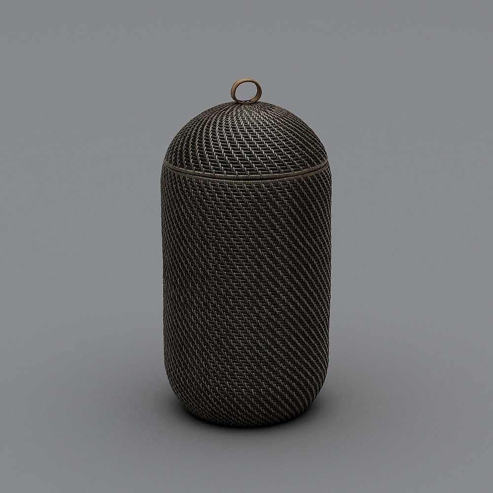 Cesta de ropa de ratán moderna - Cesta de ratán