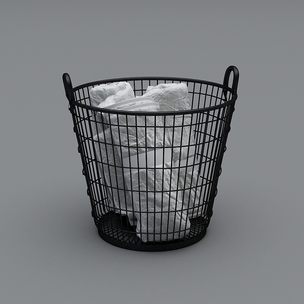 Toilette Moderna - Cesto Collezione Ferro