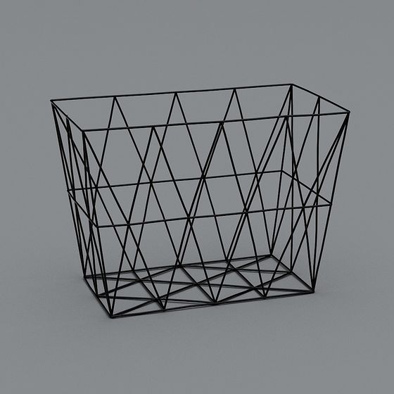 Wireframe Basket 3D model