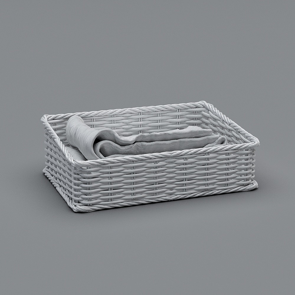 Modern hand sanitized table - towel basket-2