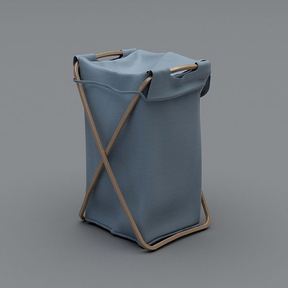 ชิ้นส่วนเล็กในห้องน้ำสมัยใหม่ - ตะกร้าสำหรับเก็บเสื้อผ้า