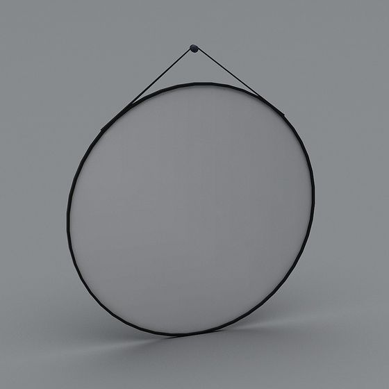 Hanging Circle 3D model for Modern Aesthetics