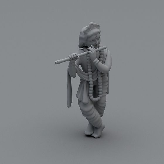 Whistling Boy 3D model