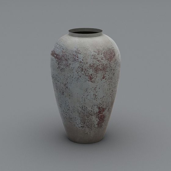 Vintage Ceramic Pot 3D model