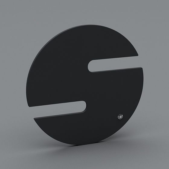 Semicircle Door 3D model