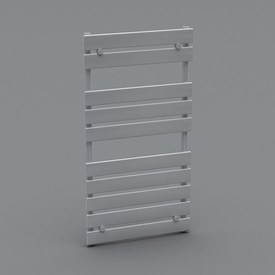 Sleek Minimalist Radiator 3D model for Modern Spaces