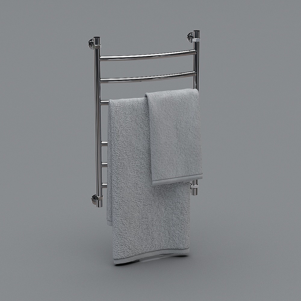 Modern towel rack
