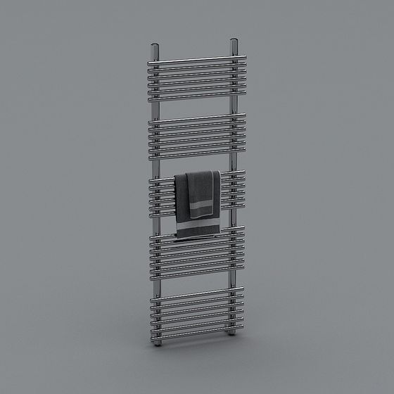 Sleek Towel Rack 3D Model for Modern Bathrooms