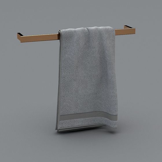 Modern Black Towel Rack for Stylish Bathrooms
