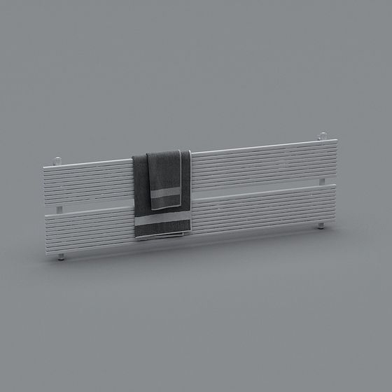 Stylish Bathroom Radiator 3D model