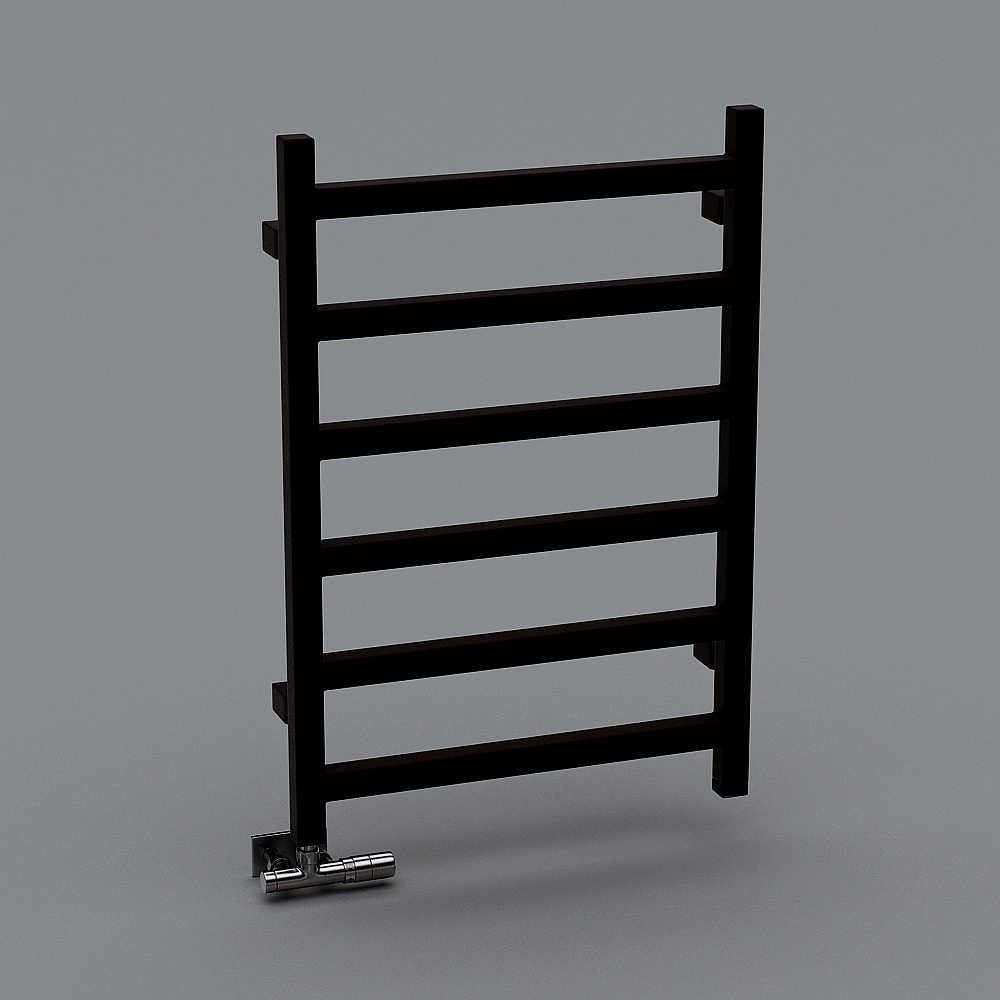 Modern towel rack